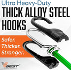 Bungee Cords with Hooks - Heavy Duty Outdoor UV & Weather Resistant 28pc Assortment with 4 Free Tarp Clips, Ball bungees, Canopy Ties & Storage Bag