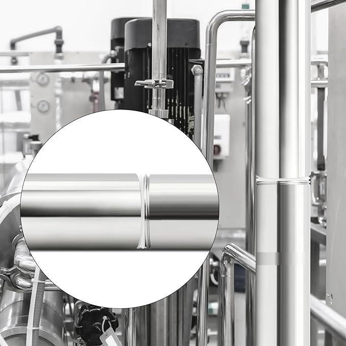 TAISHER 2PCS 304 Stainless Steel Pipe Fittings, 1/2" NPT Male Threaded, 2" Length Weld Nipple Cast Pipe