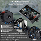 91367 RV Water Heater PC Ignition Control Board Replace for Atwood 93307, 93865, 93253 Compatible with GCH6-4E/6E/7E; G6A-6E/7E/8E; GH10-1E/2E/3E; GH6-3E/4E/6E/7E