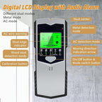 Stud Finder Wall Scanner, Upgraded 5 in 1 Electronic Metal Wood AC Wire Detector with Smart Sensor, LCD Display &Audible Alarm,Stud Beam Finders for the Center and Edge of Stud Metal Joist Pipe