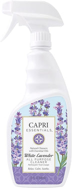 CAPRI ESSENTIALS APC, Household Dust Remover, Kitchen Counter Surface Spray, Removes Grime, Blend of Essential Oils, White Lavender, 23 FL Oz