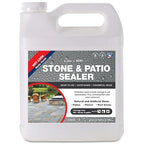Natural Stone Sealer (Wet Look Matte Finish) Commercial Grade Outdoor Indoor Waterproof Grout Sealer Protects Pavers Pools Patios Decorative Landscape Stones (1 Gallon) H2800S