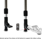 4.2m/13.77ft Multi-Function Laser Level Pole with 1/4" & 5/8" Threads - Upgraded Universal Mount for 360° Rotation & Front-Back Adjustment