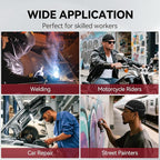 ARCCAPTAIN 2 Pcs Welding Cap, Welding Doo Rag, Protective Welders Cap, Welding Hat for Men and Women, Fireproof Cotton and Durable for Safety, M Size