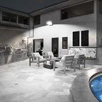 Modern Sleek LED Flood Light, 360° Rotatable 120W Commercial Wall Pack with Dusk to Dawn, 14200LM 5000K Waterproof Outdoor Lighting for Yard, Driveway, Car Lot, Building