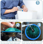 3 Pack Flush Valve Seal for American Standard & Eljer Toilets,Upgraded Silicone Material 7301111-0070A Replacement with O Rings for Champion 4 and Eljer Titan 4