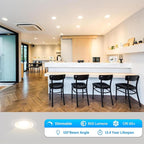 LED Flood Light Bulb Indoor, Dimmable BR30 Recessed Can Light Bulbs, 65 Watt Equivalent Efficient 9W, Soft White 2700K, E26 Standard Base, 800 LM 15000 Hour Lifetime, for Ceiling, Kitchen, 6 Pack