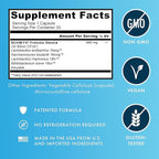 BIOHM Total Probiotic - 30 Billion CFU Daily Probiotic with Good Bacteria & Fungi Helps Reduce Bloating and Supports Total Gut Health - 30 Day Supply for Women and Men