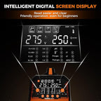 250A MIG Welder,6 in 1 Gas MIG/Gasless Flux Core/Stick/Lift TIG/Spot Welding/Spool Gun Compatible Aluminum Welding Machine Large LED Display 110V/220V Multi Process Welder