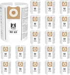 20 Pack 23743 VF3502 Vacuum Bags Compatible with Ridgid 12 to 16 Gallon Wet Dry Vacuums, High Efficiency Replacement Filter Bags for Model WD1950 WD1956 WD1850 WD1851 RV2400HF WD1450 WD1680 WD1270