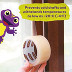 ATack Weather Seal Tape for Windows and Doors 2" x 30yds (3-Pack) - Keep Cold Out for Winter, Residue-Free Stripping, Air Conditioner Sealing