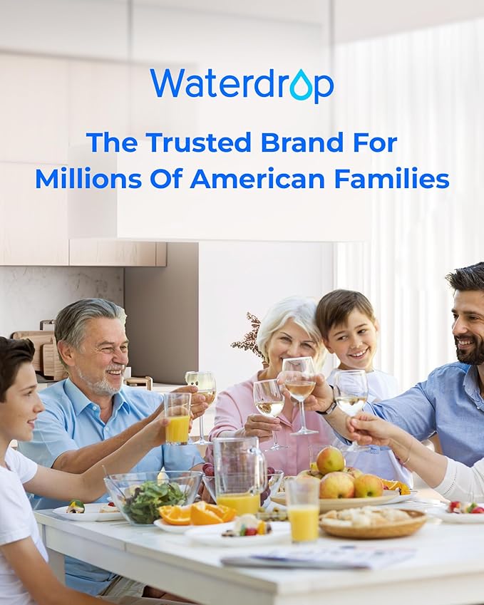 Waterdrop 7012333 Ice Maker Water Filter, Replacement for Sub-Zero 7012333/7042803, UC-15, UC-15IP Ice Maker Water Filter, Manitowoc K00374 K00374001