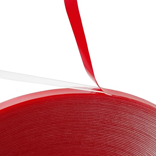 Double Sided Clear Strong Adhesive Tape, 2mm x 15M x 0.5mm Thickness Acrylic Adhesive, Transparent Tape for Mobilephone Laptop Screen LCD Repair Wood Glass Plastic Mounting DIY