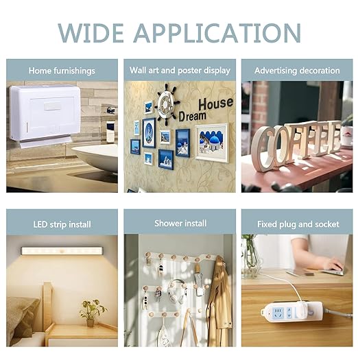 Bulina Double Sided Tape 1 in x 16.5ft 2 Pack PE Foam Tape Strips for Crafts Picture Hanging Poster Alarm Sensor Arts DIY Home Deco