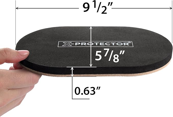 Felt Furniture Sliders Hardwood Floors X-PROTECTOR – 4 PCS 9 1/2 inch Furniture Sliders – Heavy Duty Felt Sliders Hard Surfaces – Move Your Furniture Easily & Safely!