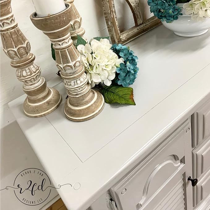 Dixie Belle Paint Company Chalk Finish Furniture Paint - Driftwood (4oz) - Matte Light Gray Chic Chalk Mineral DIY Furniture Paint