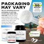 Muscle Feast Creapure Creatine Monohydrate Powder | Premium Pre-Workout or Post-Workout | Easy to Mix, Gluten-Free, Safe and Pure, (2lb, Unflavored)