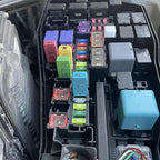 GLOSO E71 2.8 mm Automatic Circuit Breaker Mini ATM 7.5Amp Circuit Breakers Auto Reset (T1) - 1 Pack (7.5A)