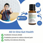 Solace Probiotics Liquid Formula for Adults and Kids - Concentrated Blend for Digestive Health and Immunity, Clinically Researched, Easy Syringe Application, Hypoallergenic - 15mL