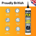 Precision 300ml from Floor-Fix Pro - Fix Loose Tiles - for Loose & Hollow Tiles, Wood, LVT & Laminate - Includes 1.9mm Syringe Tip - Adjustable to 6mm + Anti-Clog Performance (1)