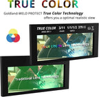 Auto Darkening HD Welding Lens, 2" x 4.25" True Color Welding Filter Lens, with 2pcs Replacement Outside Clear Lens Cover for Welding Helmet, Shade 3/11