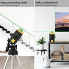 Laser Level 360 Self Leveling,DEGLASERS 3x360 Green Cross Line Laser Level for Construction and Picture Hanging with Rechargeable Battery(30Hrs), Remote Control, Magnetic Bracket, Portable Bag