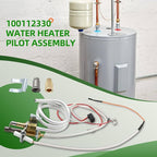 Water Heater Pilot Gas Thermopile Assembly Compatible with 300 301 Series Replace 9007877 9007876 100112330