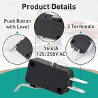 7305150 Water Softener Rotor Position Switch Replacement for GE Kenmore Softener 7030705 7030713 9001800 WS21X10003 Models(Black)