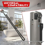 SP10869ML 240V 4500W Resistor Element fits for Rheem Water Heater Element, Replacement Part for Rheem, GE and Ruud Heaters, for Models 2NPH0613-0AO0, 2NPH0811-0BB0,3PH2912-1AB0, 3PH3003-1AA0