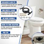04-3817 Tank to Bowl Kit for Compatible with Eljer Toilet,Gasket Solid Brass Tank to Bowl Bolt Set