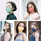 HUHETA KN95 Face Masks for Adults, Packs of 30 KN95 Mask with 5-Ply Mask Protection, Individually Wrapped Face Masks, Morandi Multi Color