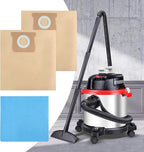 KEEPOW Pack 11(9+2) 19-3100 Shop Vac Bags Fit for Stanley 5-6 Gallon Wet/Dry Vacuums, Disposable Filter Vacuum Bags for Stanley
