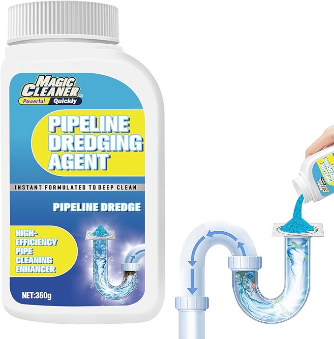 Pipeline Dredging Agent, 350ml Drain Cleaner, Powerful Sink & Toilet Clog Remover for Kitchen & BathroomCleaning, 1PCS (8 Fl Oz (Pack of 1), Lavender)