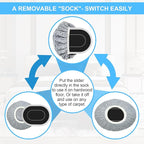 Furniture Sliders for Hardwood Floors: Multi-Surface 3-in-1 Furniture Movers Sliders - Moving Pads with 8PCS Carpet Sliders+4PCS Hard Floor Socks+1 Lifter - Protect Floor and Easily Move Furniture