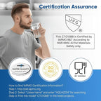 PUREPLUS Coconut Shell Water Filter Cartridge | Activated Carbon Block CTO | Universal Whole House 5 Micron 10 inch Cartridge | Compatible with WFHDC8001, CB-BB-10, EPM, EP-BB, 3Pack