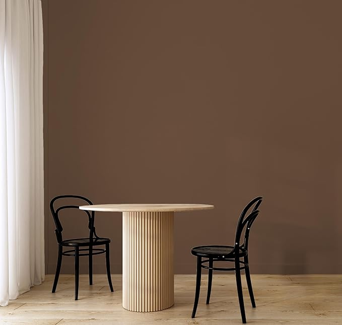 EVOLVE Paint & Primer: Environment-friendly, Low Sheen with One-coat Coverage for Interior & Exterior surfaces (Bark Brown, 5-Gallon)