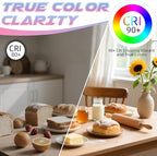 E12 Candelabra Bulb 2700K Soft White, 6W Equivalent to 60 watt, E12 LED Bulb Non-Dimmable, Chandelier Light Bulbs, B10 Candle Light Bulbs, 90+CRI, 600LM, Cear Glass, 12 Pack