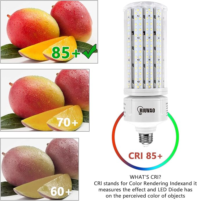 2 Pack 100W LED Corn Bulb, E26 /E39 Base Led Corn Light Bulb, Super Bright 15000lm 5000k Led Bulb, 1000W Equivalent CFL Metal Halogen HID Waterproof Led Bulb for Outdoor Indoor Area Garage