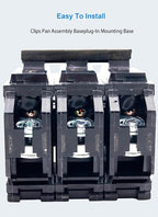 Breaker 100 Amp 3P Plug in Circuit Breaker 120/240V AC, Compatible with GE Thick Series and Q-Line Series Load Centers