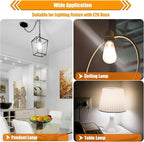 16 Pack LED Edison Bulbs 40W Equivalent, Not-dimmable 4 Watt LED Filament Bulb, 4000K Cool White ST19 Light Bulb, 450LM E26 Vintage Bulbs for Ceiling Light Fixtures