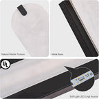 ZEROUNO 14.2 inch Alabaster Wall Sconces, Natural Marble Wall lamp,Dimmable Alabaster Wall Light Fixtures for Stairs Bathroom Living Room Bedroom or Vanity,Hallway