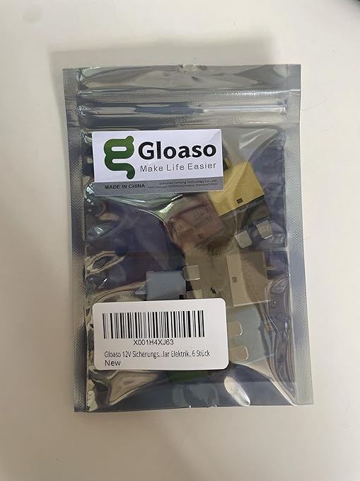 12V Fuse Circuit Breaker Auto Reset Automotive Low Profile ATO ATC - UL Certified Blade Self Resetting Car Fuses Kit 5A 10A 15A 20A 25A 30A Amp 12 Volt DC - Mixed 6 Pack