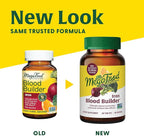 MegaFood Blood Builder - Iron Supplement Clinically Shown to Increase Iron Levels without Side Effects - Iron Supplement for Women with Vitamin C, Vitamin B12 and Folic Acid - Vegan - 90 Tabs