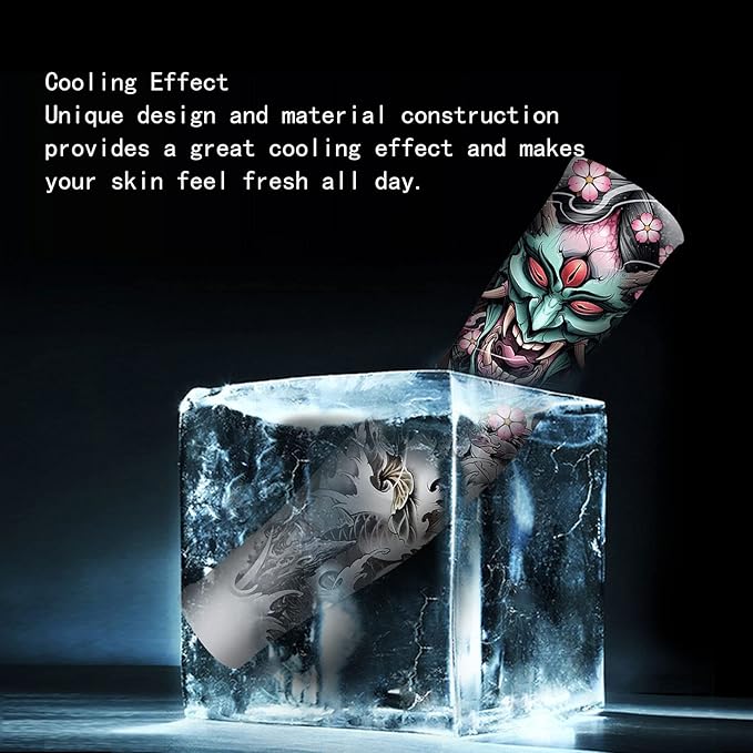 UV Sun Protection Arm Sleeves for Men & Women-UPF 50+ Sports Compression Cooling Sleeve-Unique TATTOO SLEEVE gift