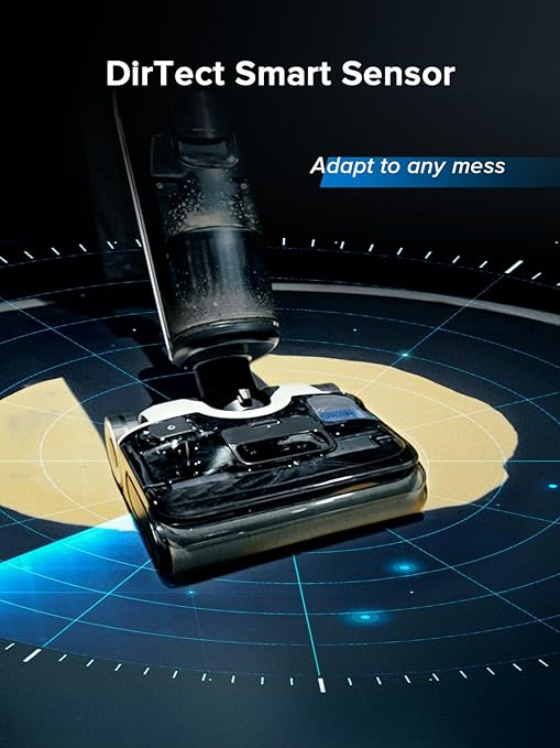 roborock F25 ACE Wet Dry Vacuum Cleaner, Cordless Vacuum Mop All in One for Hard Floor, 20000Pa Hardwood Floor Cleaner with Zero Tangle, 194°F Hot Air Flash Drying Electric Mop, 180° Lie Flat, WiFi