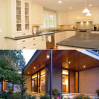 Par20 Bulbs, 6 Pcs 120V 50W Par20 Light Bulbs, E26 Medium Base Long Lasting Life High Output Reflector Flood Lights Replacement Range Hood Light - Warm Light