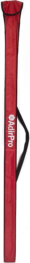 AdirPro 13-Foot Fiberglass Grade Rod – 10ths, 3-Section Telescoping Rectangular Leveling Rod – Non Glare and Corrosion Resistant – Heavy Duty Carrying Case Included