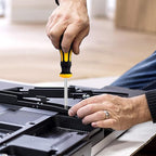 Magnetic Screwdrivers Set with Case, Amartisan 43-piece Includs Slotted, Phillips, Hex, Pozidriv,Torx and Precision Screwdriver Set, Magnetizer Demagnetizer Tools, Tools for Men