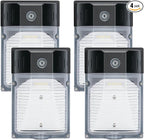 30W LED Wall Pack Light with Dusk to Dawn Photocell 4Pack, 3900LM 5000K Daylight, LED Wall Lights Outdoor Security Lighting for House Garage Yard Garden, IP65 Waterproof, 100-277VAC, ETL Listed