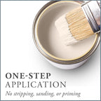 AMY HOWARD AT HOME Chalk-Based One Step Paint for Furniture, Cabinetry, Decor, Finish, and More | No Stripping, Sanding, or Priming | Ultra-Light Base | 32 Ounce | Linen